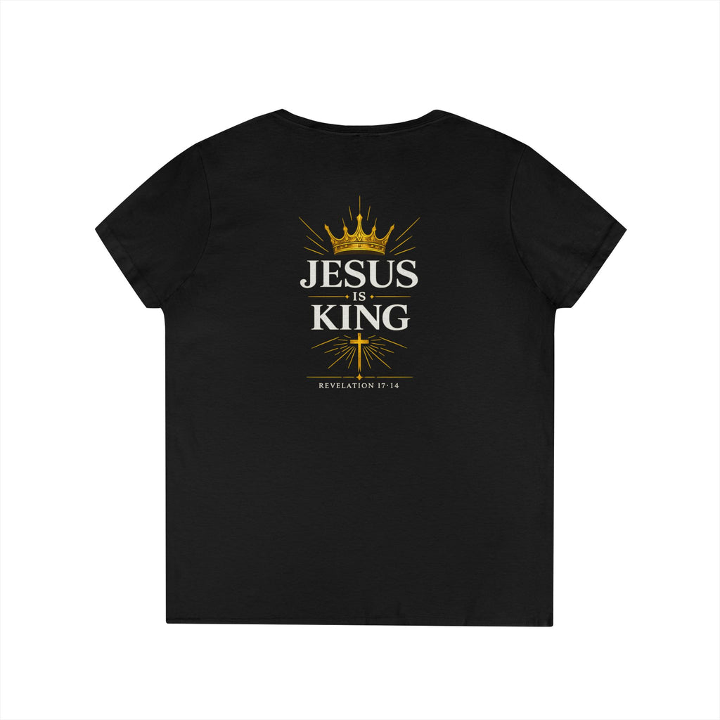 Jesus Is King V-Neck T-Shirt