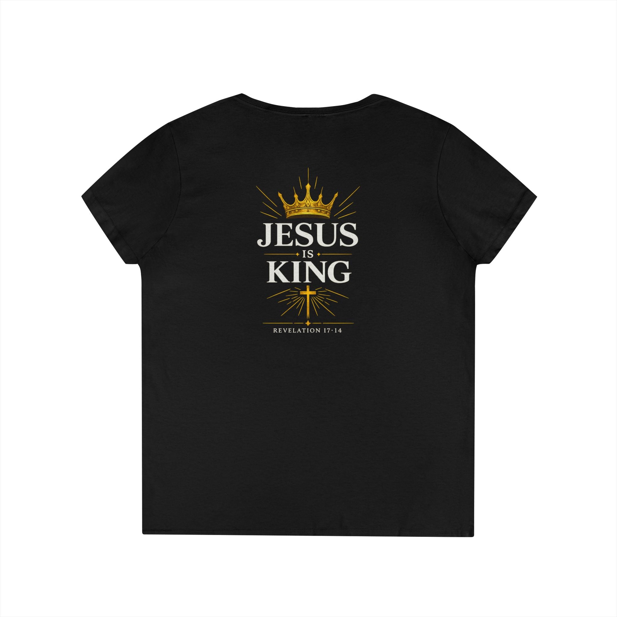 Jesus Is King V-Neck T-Shirt