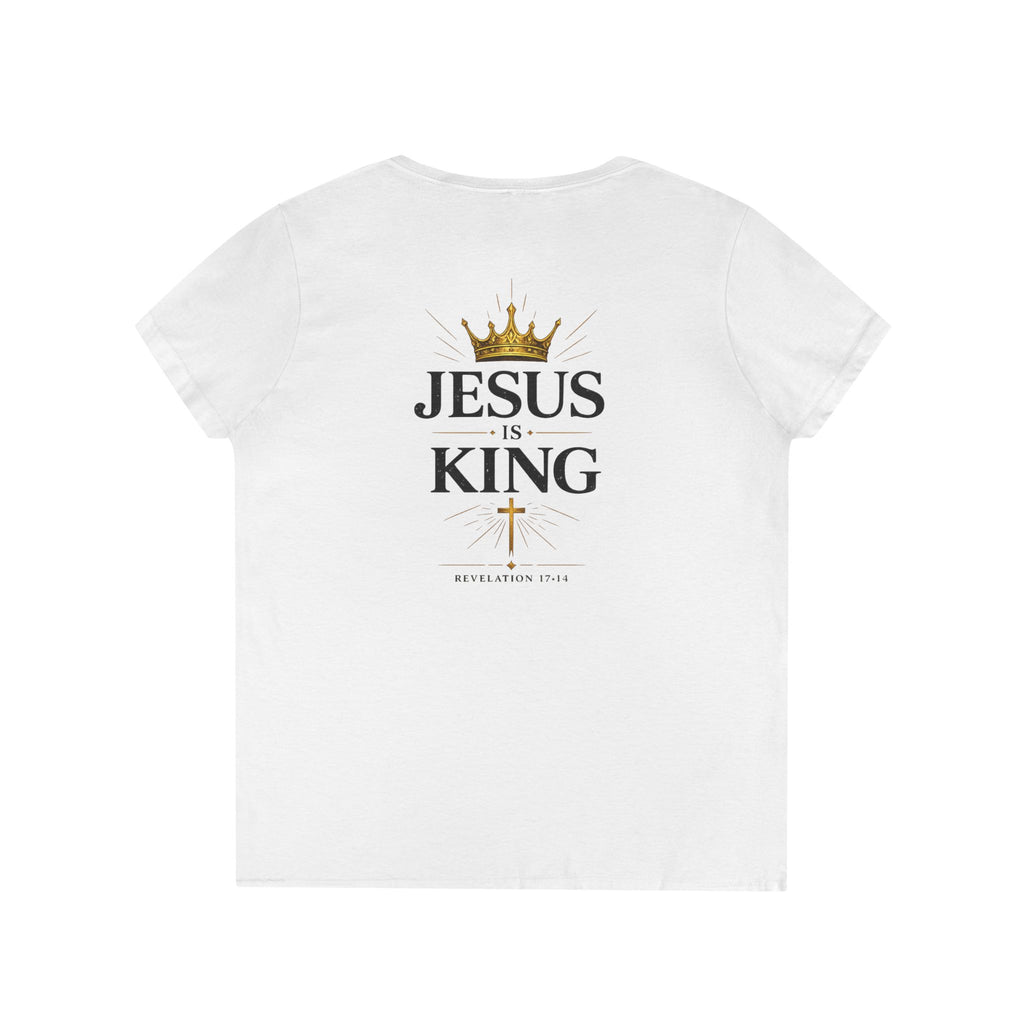 Jesus Is King V-Neck T-Shirt