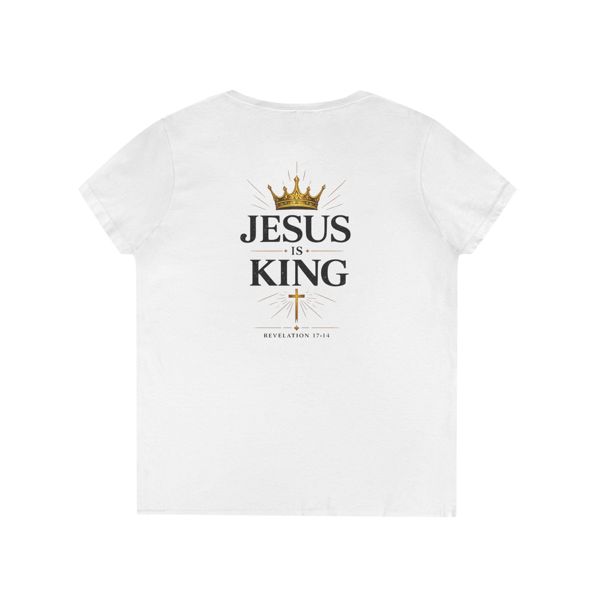 Jesus Is King V-Neck T-Shirt